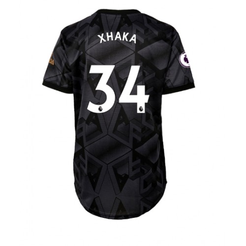 Arsenal Granit Xhaka #34 Bortedrakt Kvinner 2022-23 Kortermet Arsenal Granit Xhaka #34 Bortedrakt Kvinner 2022-23 Kortermet